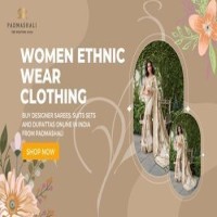Buy Designer Sarees Suits Sets and Dupattas Online  Padmashali