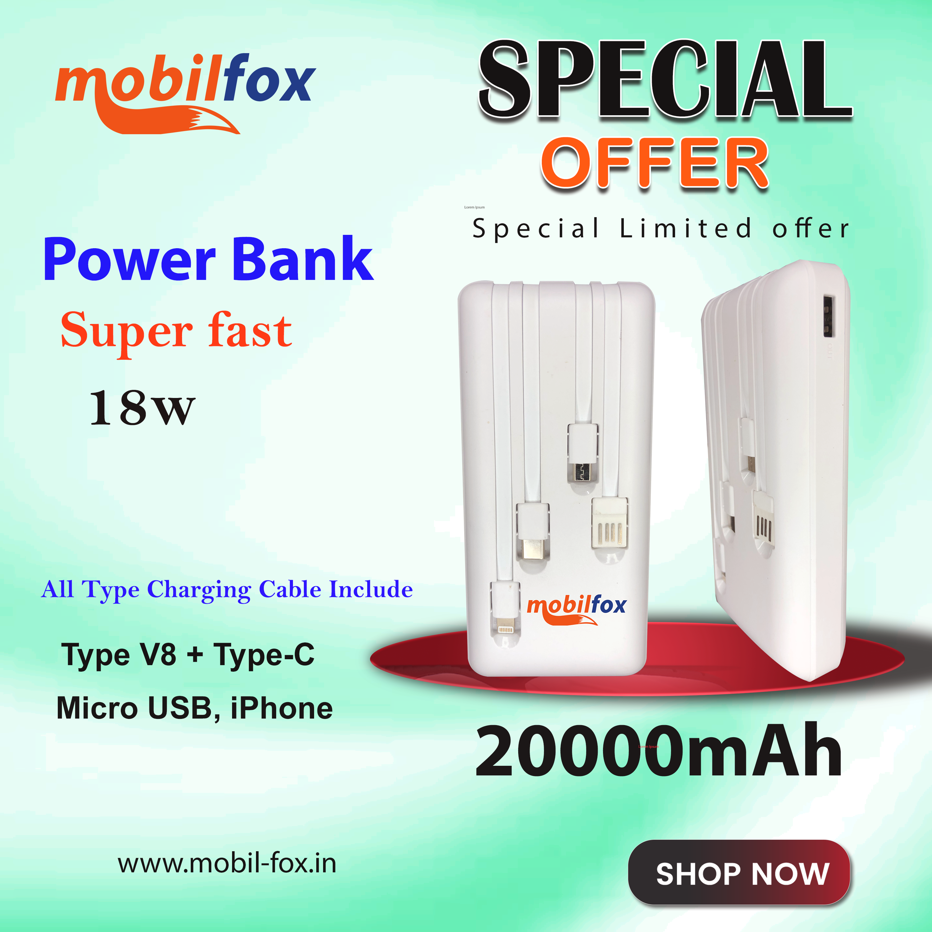 Power bank buy  online  - mobilfox